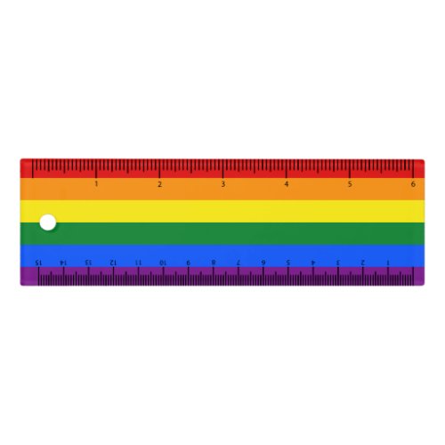 LGBT Rainbow Gay Pride Flag Ruler