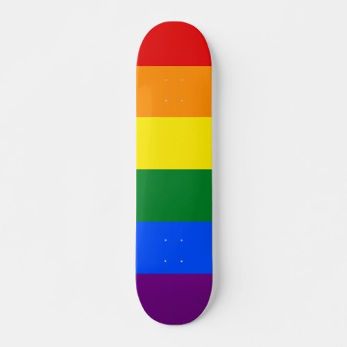 LGBT Rainbow Gay Pride Flag Skateboard