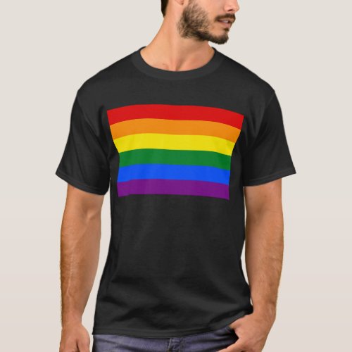 LGBT Rainbow Gay Pride Flag T_Shirt