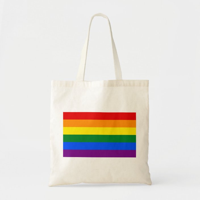 LGBT Rainbow Gay Pride Flag Tote Bag | Zazzle.com