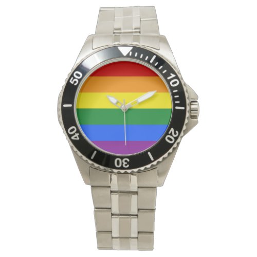 LGBT Rainbow Gay Pride Flag Watch