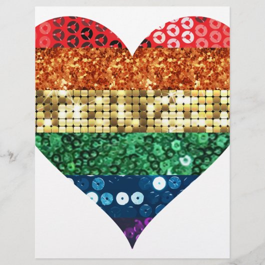 lgbt rainbow heart (Front)