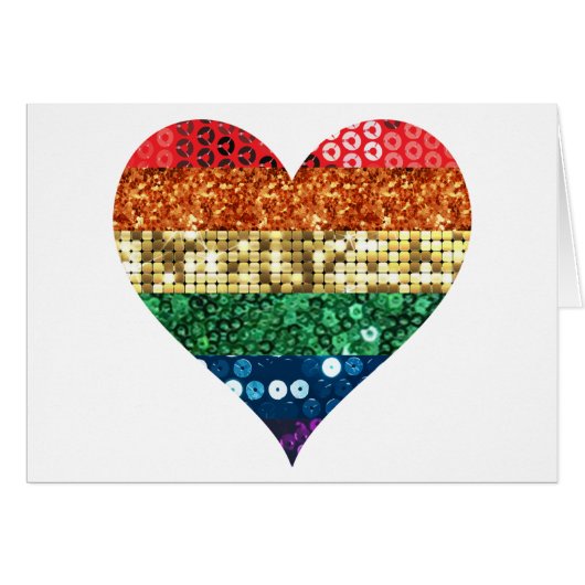 lgbt rainbow heart (Front Horizontal)