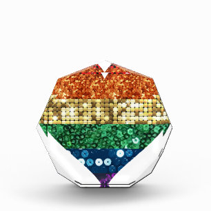 lgbt rainbow heart award