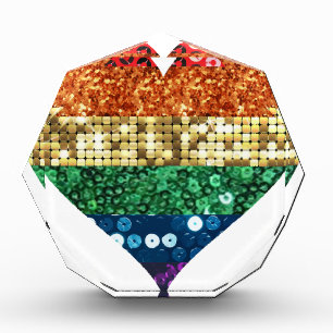 lgbt rainbow heart award