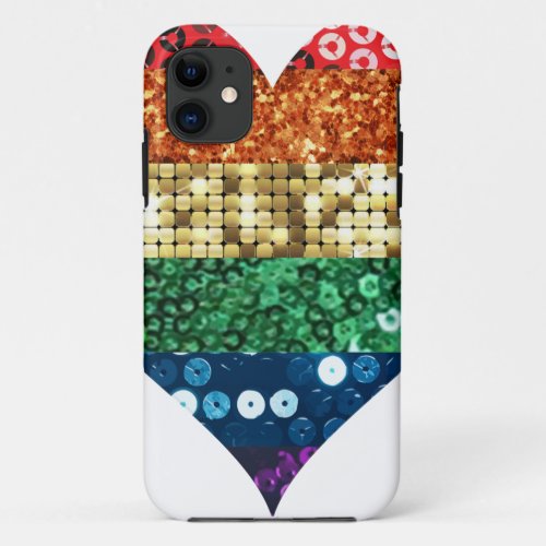 lgbt rainbow heart iPhone 11 case lgbt rainbow heart iPhone 11 case