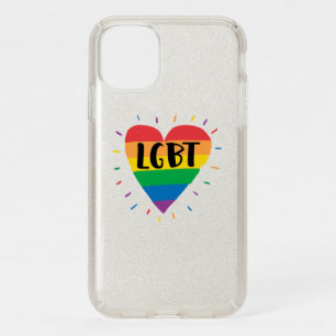 LGBT Rainbow Heart Speck iPhone 11 Case