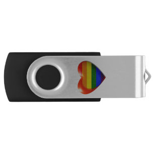 LGBT Rainbow - Love USB Stick Flash Drive