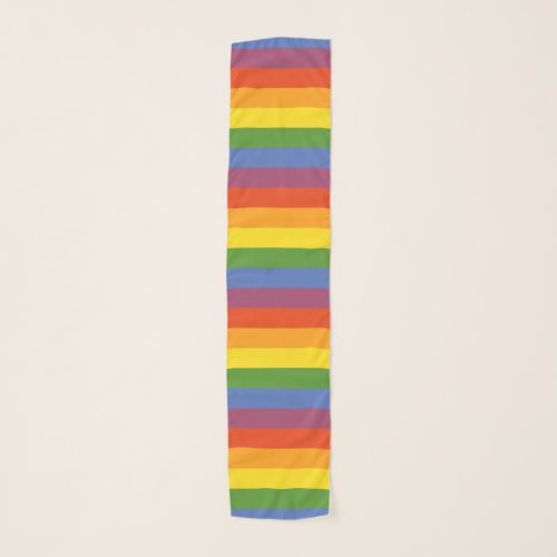 LGBT Rainbow Muted Color Scarf