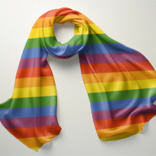 LGBT Rainbow Muted Color Scarf
