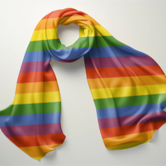 LGBT Rainbow Muted Color Scarf