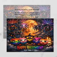 🕷️🌈LGBT Rainbow Patch Pumpkins card