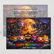 🕷️🌈LGBT Rainbow Patch Pumpkins card