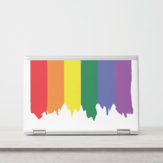 LGBT Rainbow Pride Dripping Paint HP Laptop Skin