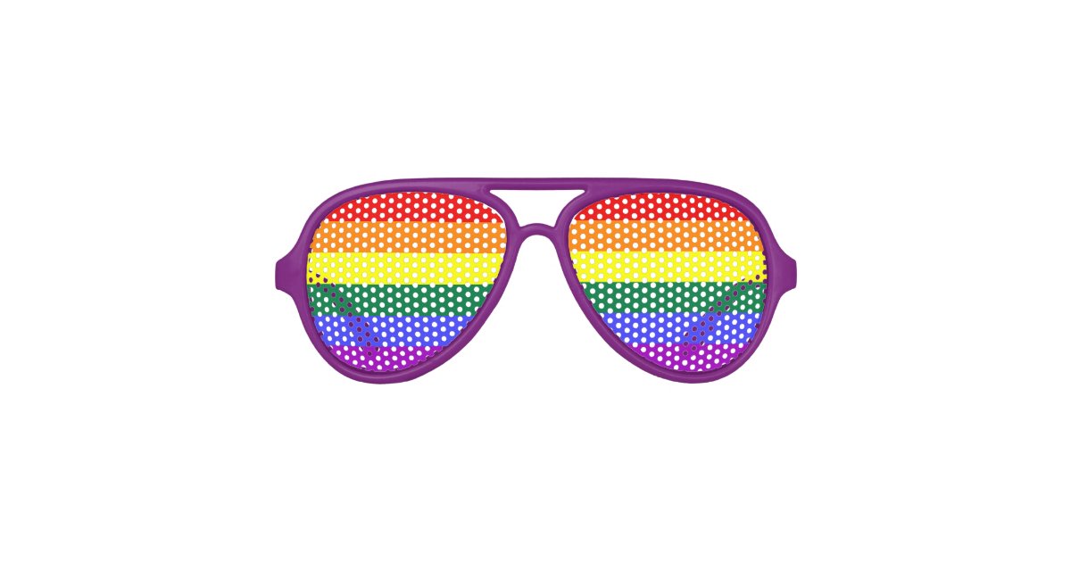 Rainbow Adult Sunglasses
