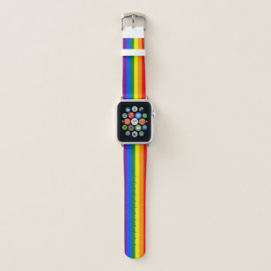 LGBT Rainbow Pride flag Apple Watch Band