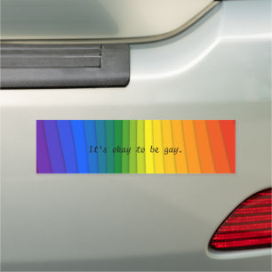 LGBT Rainbow Pride flag Car Magnet