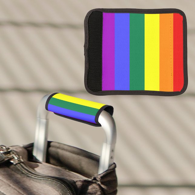 LGBT Rainbow Pride Flag Luggage Handle Wrap (LGBT Rainbow Pride Flag Luggage Handle Wrap)