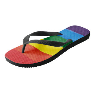 LGBT Rainbow Pride Flip Flops