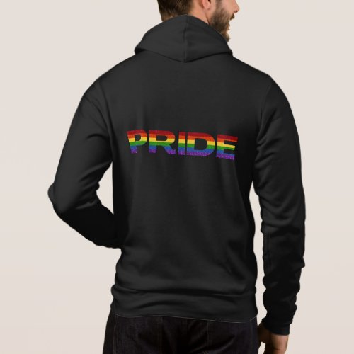 LGBT Rainbow Pride Glitter Hoodie
