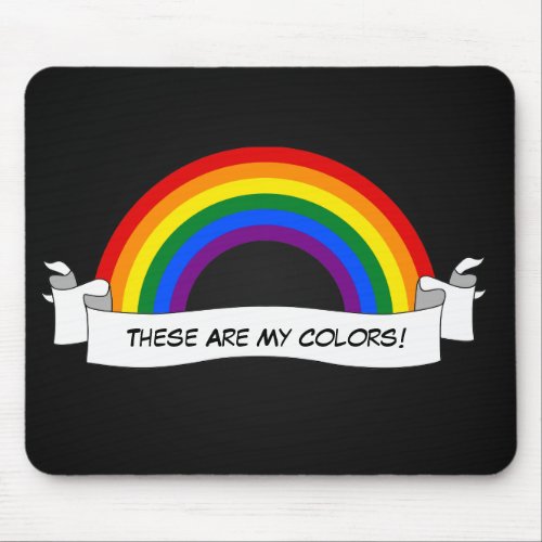 LGBT rainbow pride  Mousepad