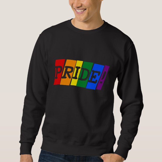 LGBT rainbow pride Sweatshirt (Front)