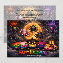 🕷️🌈LGBT Rainbow Pumpkin Patch card