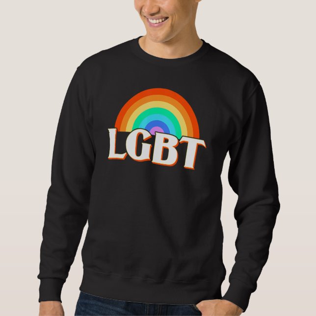 Lgbt Rainbow Sweatshirt (Front)