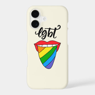LGBT Rainbow Tongue iPhone 17 Case