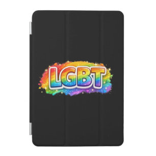 LGBT Rainbow Typography iPad Mini Cover