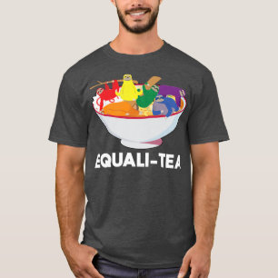 Lgbt Ramen Sloth Equali-tea Gay Pride Lgbt Flag 79 T-Shirt