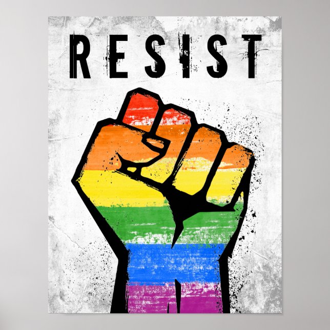 LGBT Resistance Poster (Front)