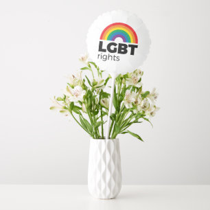 LGBT Rights Rainbow Balloon