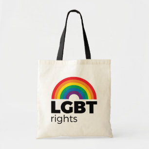 LGBT Rights Rainbow Tote Bag