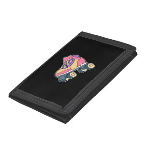 LGBT Roller Skates LGBTQ Gift Tri-fold Wallet