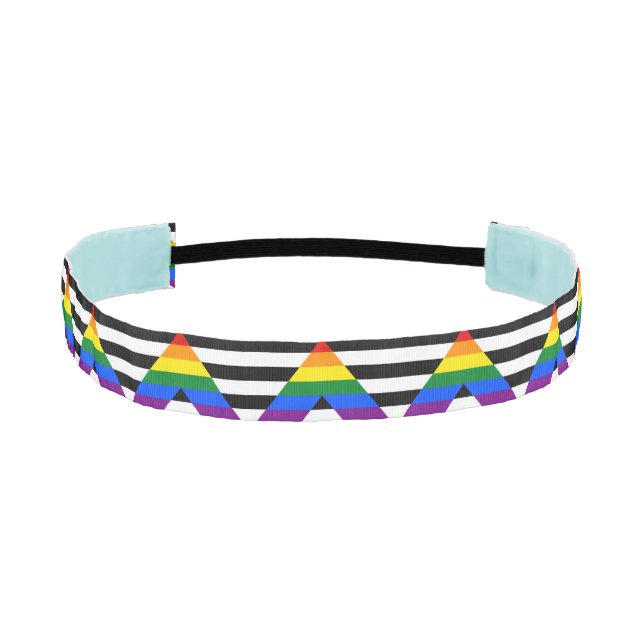 LGBT straight ally flag Athletic Headband (Front)