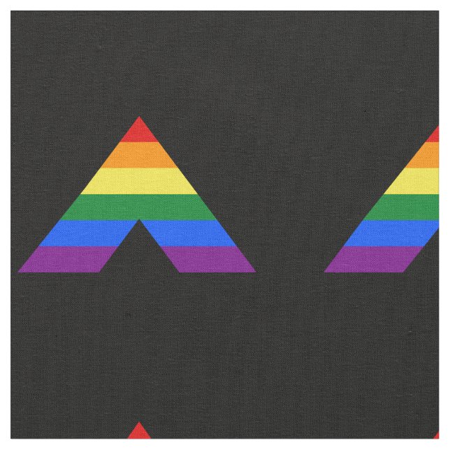 LGBT straight ally flag Fabric (Close Up)