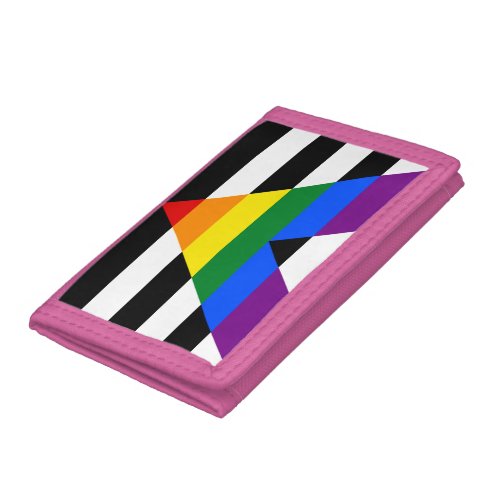 LGBT straight ally flag Wallet