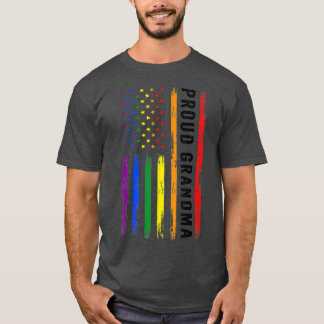 LGBT Support Proud Grandma LGBT Flag Grandma LGBT T-Shirt