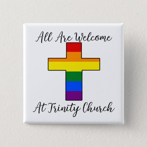 LGBT Supportive Christian Button
