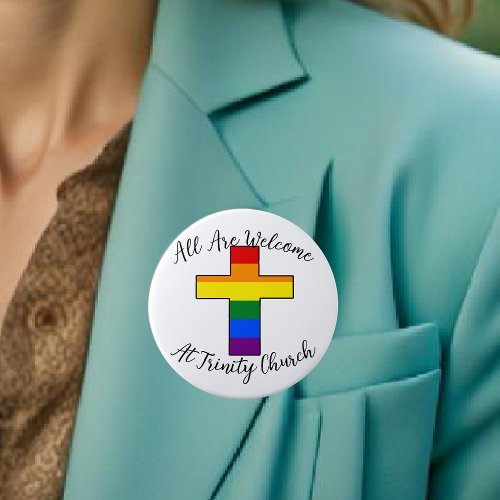 LGBT Supportive Christian Button