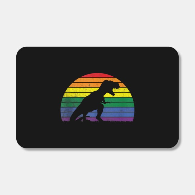 LGBT T-Rex Gay Pride Matchboxes (Front)