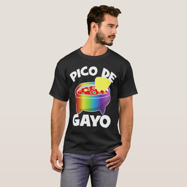 LGBT T-Shirt - Pico de Gayo (Front Full)