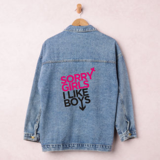 lgbt Throw Pillow Denim Jacket