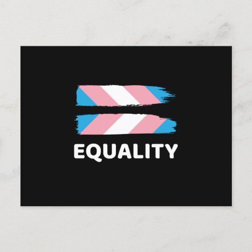 LGBT Transgender Announcement Postcard