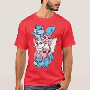LGBT Transgender Squirrel Pile Trans Pride T-Shirt