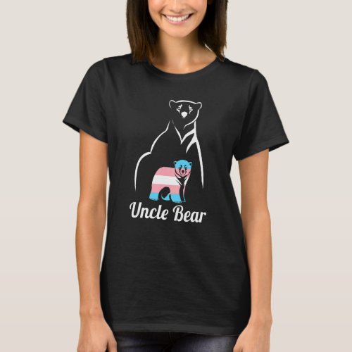 Lgbt Transgender Uncle Bear Trans Pride T_Shirt