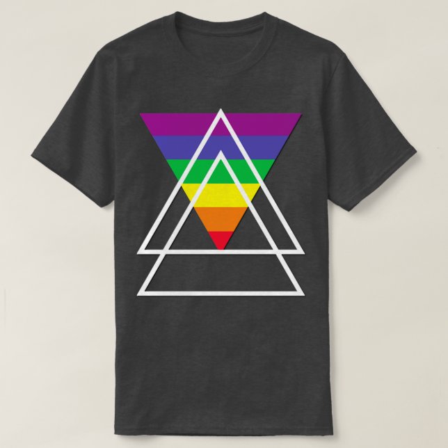 LGBT Triangle T-Shirt (Design Front)