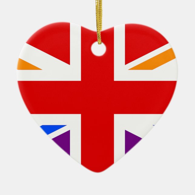 LGBT UK CERAMIC ORNAMENT (Front)