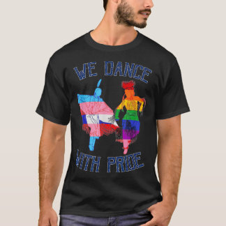 LGBT We Dance With Pride Native American  T-Shirt